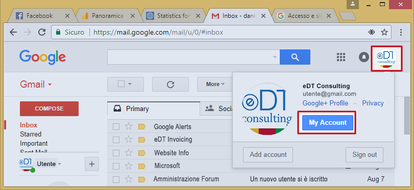 Gmail: Accedi Alle Impostazioni Account